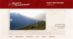 Desktop Screenshot of gustl-soelden.com