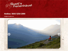 Tablet Screenshot of gustl-soelden.com